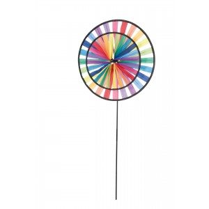 Magic Wheel Duett Rainbow - HQ Windspiel Garten Dekoration