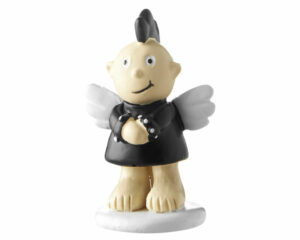 Mila Engel Punky Angel xxs Figur - Resin Figur Schutzengel Junge mit Irokesenschnitt