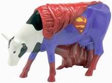 CowParade small Super Cow Mini Kuh - Superman