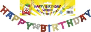 Geburtstags Girlande Happy Birthday - 250cm Buchstabengirlande aus Papier