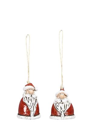 Glocke Weihnachtsmann - Weihnachtsglocke - Glocke Nikolaus - Santa Wichtel Weihnachtsmann Baumschmuck