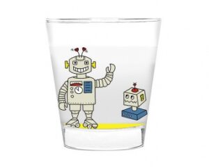 Mila Roboter Glas, klein- Trinkglas 250 ml