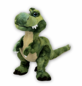 Stofftier T-Rex Dino Saurier grün - Plüschtier Kuscheltier