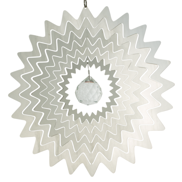 MIRROR CRYSTAL Star 200 - magische Edelstahl Mobile - Windspiel - Indoor - Outdoor