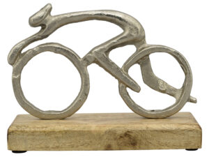 Fahrrad Skulptur Radfahrer - Puri Holz Skulptur Fahrradfahrer 239093