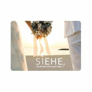 Fotokarte 4me siEHE - Hochzeitskarte mit geschickter Grafik