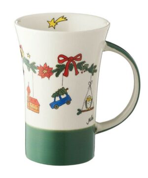 Mila Weihnachtszauber Coffee Pot - 500 ml - Keramik - XXL Adventsbecher 82188