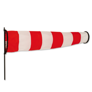 AVIA Sock Windspiel Fahne Windrichtungsanzeiger, Standhöhe: 65-100cm inkl. Fiberglasstab