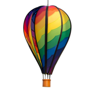 Windspiel Heißluftballon SATORN BALLOON 28 Spiral - Hot Air Balloon Rainbow