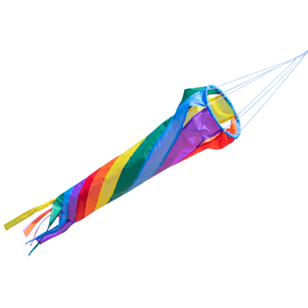 Windturbine Rainbow - Windspiel Turbine Regenbogen Windsack 60-220cm Garten Dekoration-Leinenschmuck