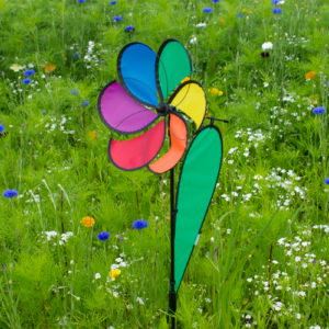 Segel Windspiel Blume Regenbogen - Little Daisy Rainbow Windrad