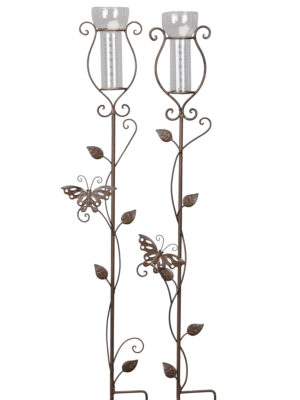 Regenmesser Schmetterling - schlichter Gartenstecker mit Niederschlagsmesser 540456-000-708