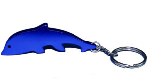 Schlüsselanhänger Delphin - Delfin Flaschenöffner aus Metall