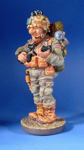 Skulptur Soldat Profisti Figur - Parastone Soldier Comic Art